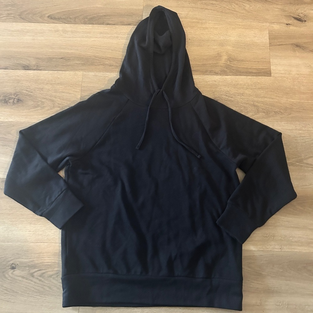Eddie Bauer Black Fleece Lined Hoodie Women’s, Size M- EUC